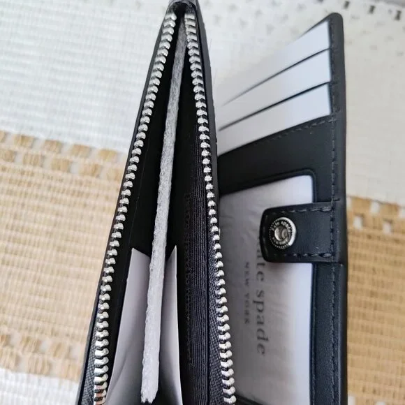 Kate Spade Whiskers Small Slim Bifold Wallet KI713 - Picture 7 of 11